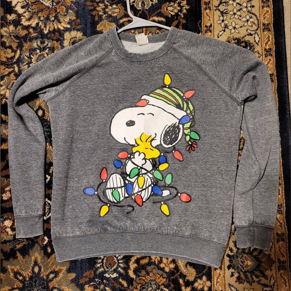 Peanuts Snoopy and Woodstock Christmas Holidays Sweatshirt